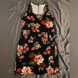 Fashion nova racer back flowered mini dress